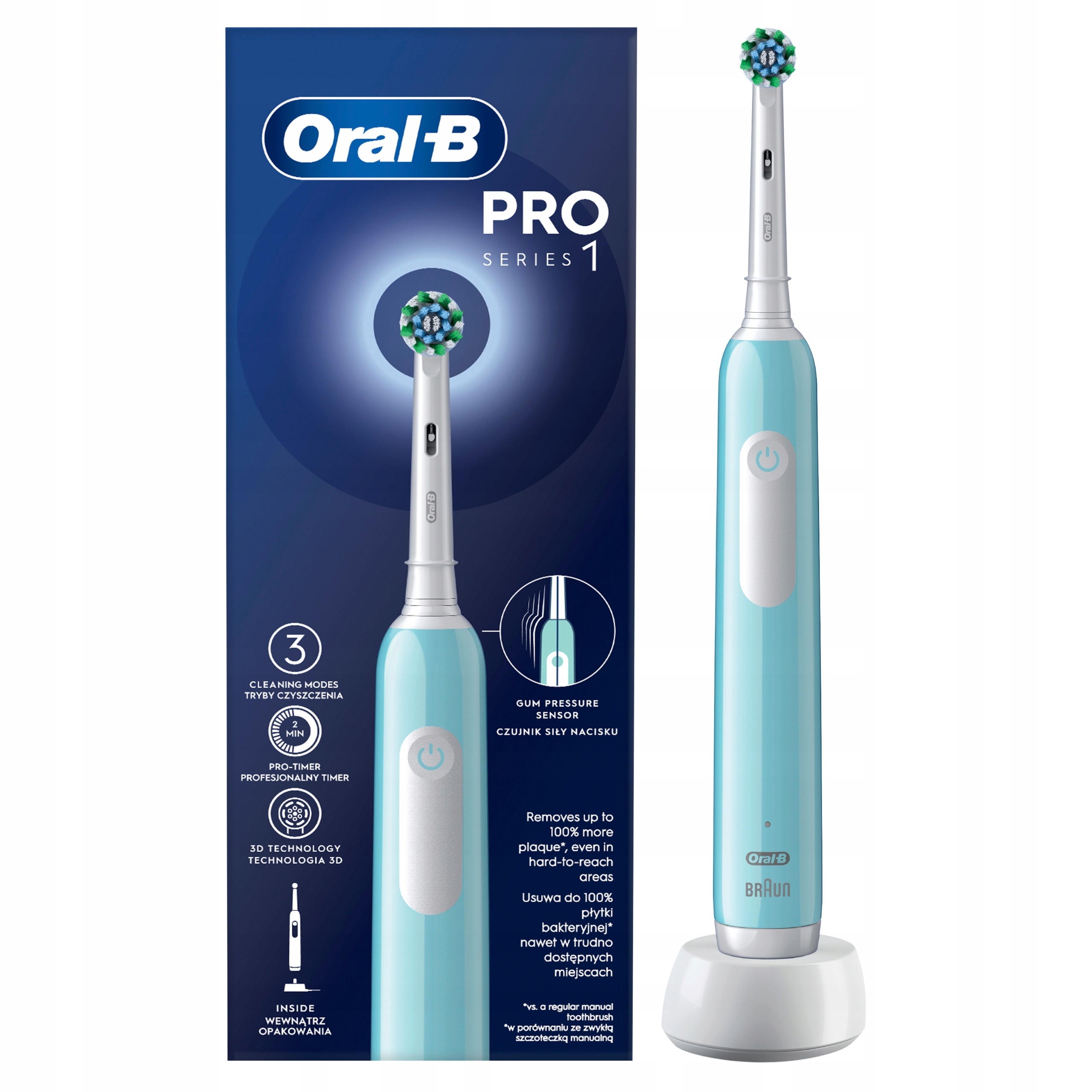 Oral-B Pro Series 1 Niebieska szczoteczka elektryczna