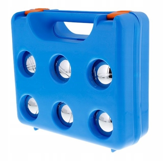 Hrací koule Boule Petanque Bule petanka 6 kovových koulí sada na piknik