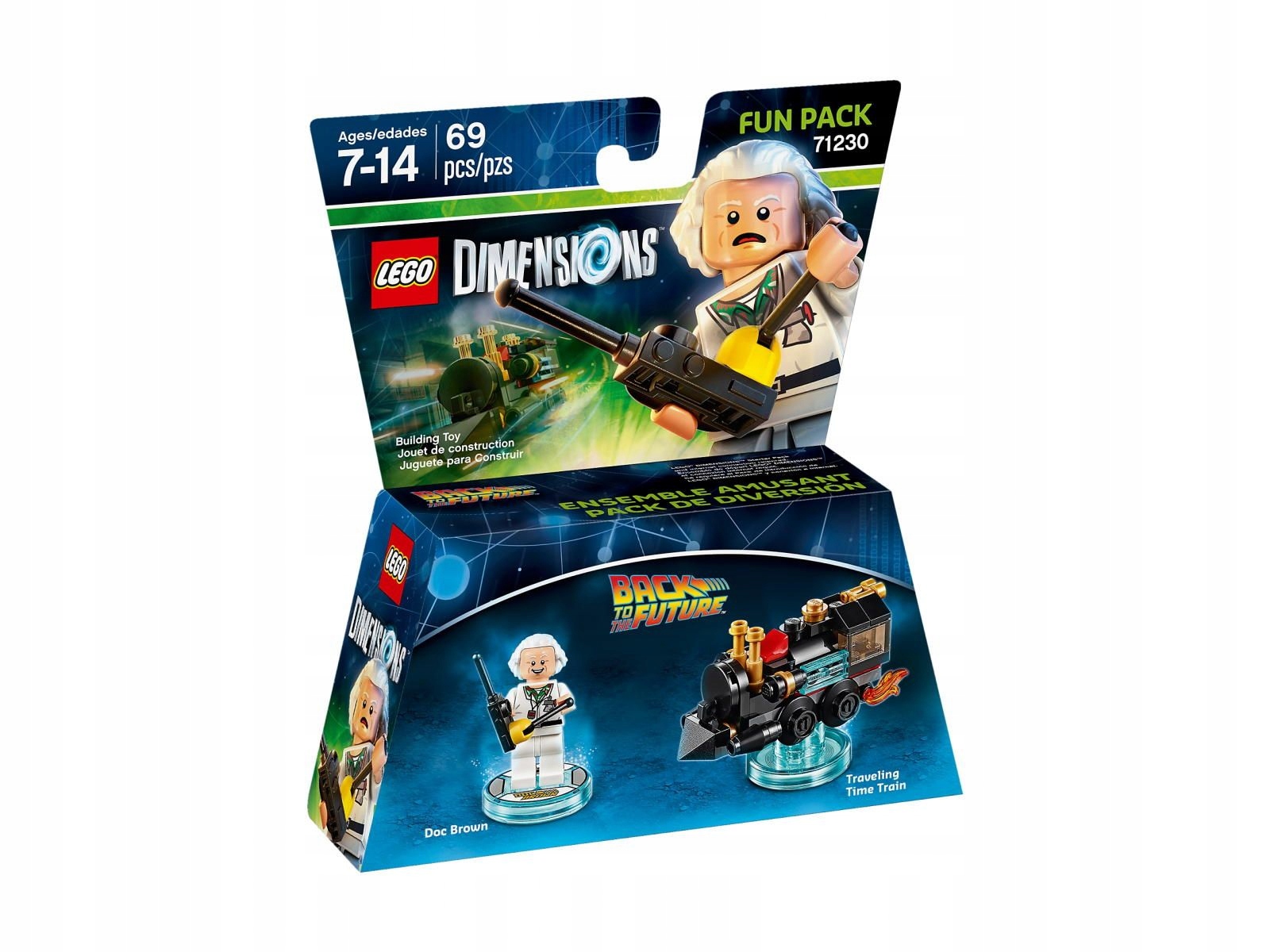 nové Lego 71230 Dimensions Doc Brown Fun Pack Návrat do budoucnosti (Back to the Future) Misb 2016