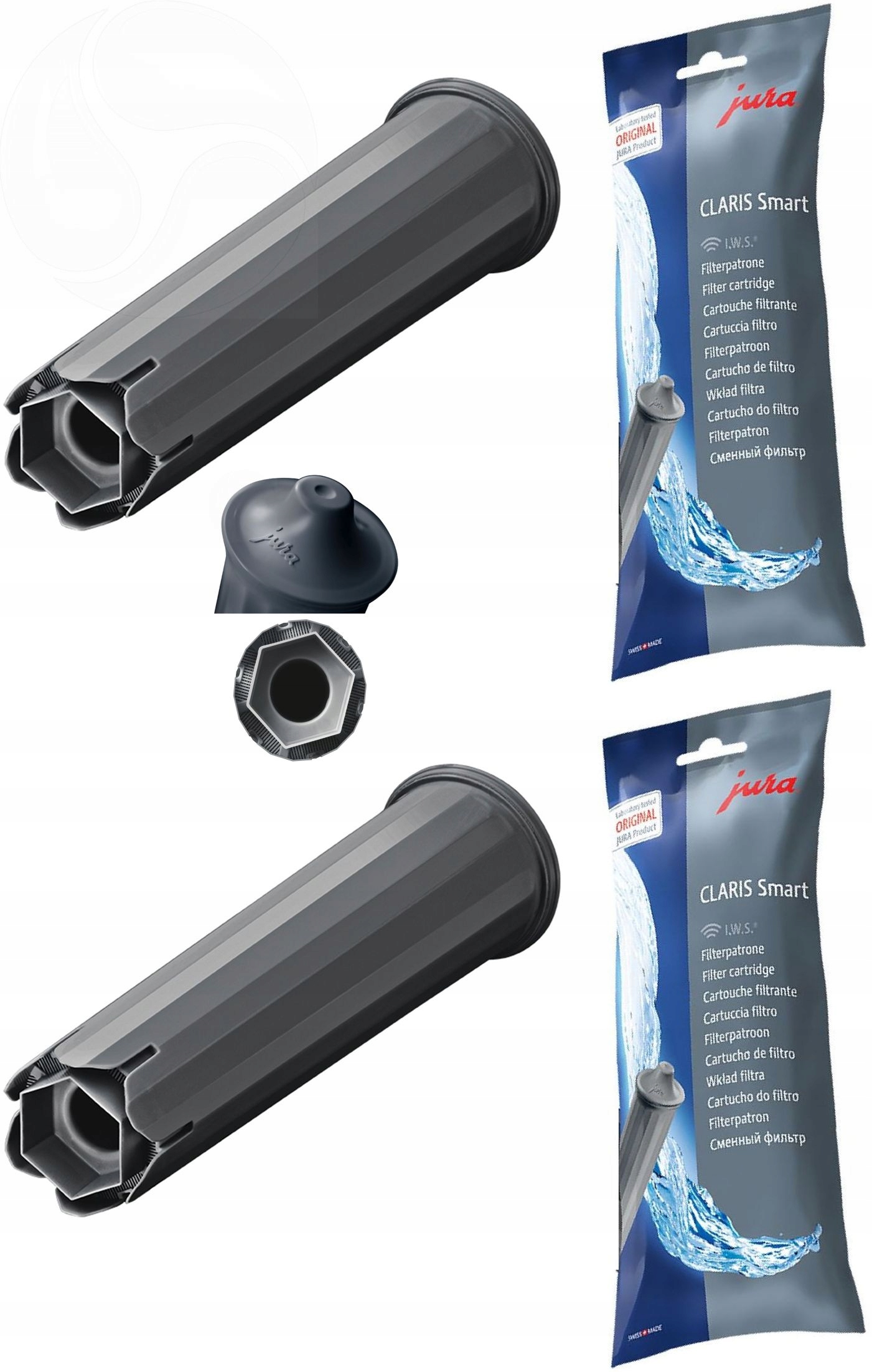 FILTR WODY DO EKSPRESÓW JURA CLARIS SMART+, E8 Z6 E6 2szt