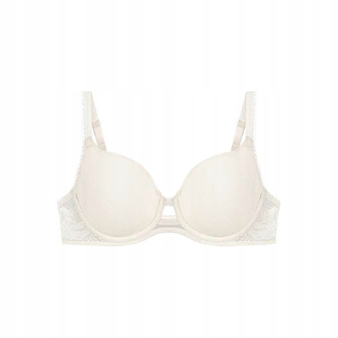 Vyztužená bílá krémová podprsenka Triumph Wild Rose Sensation Wp 80C