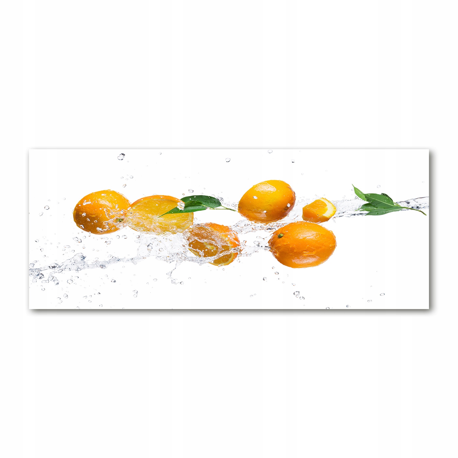 

Foto obraz szkło akryl Pomarańcze i woda 125x50 cm