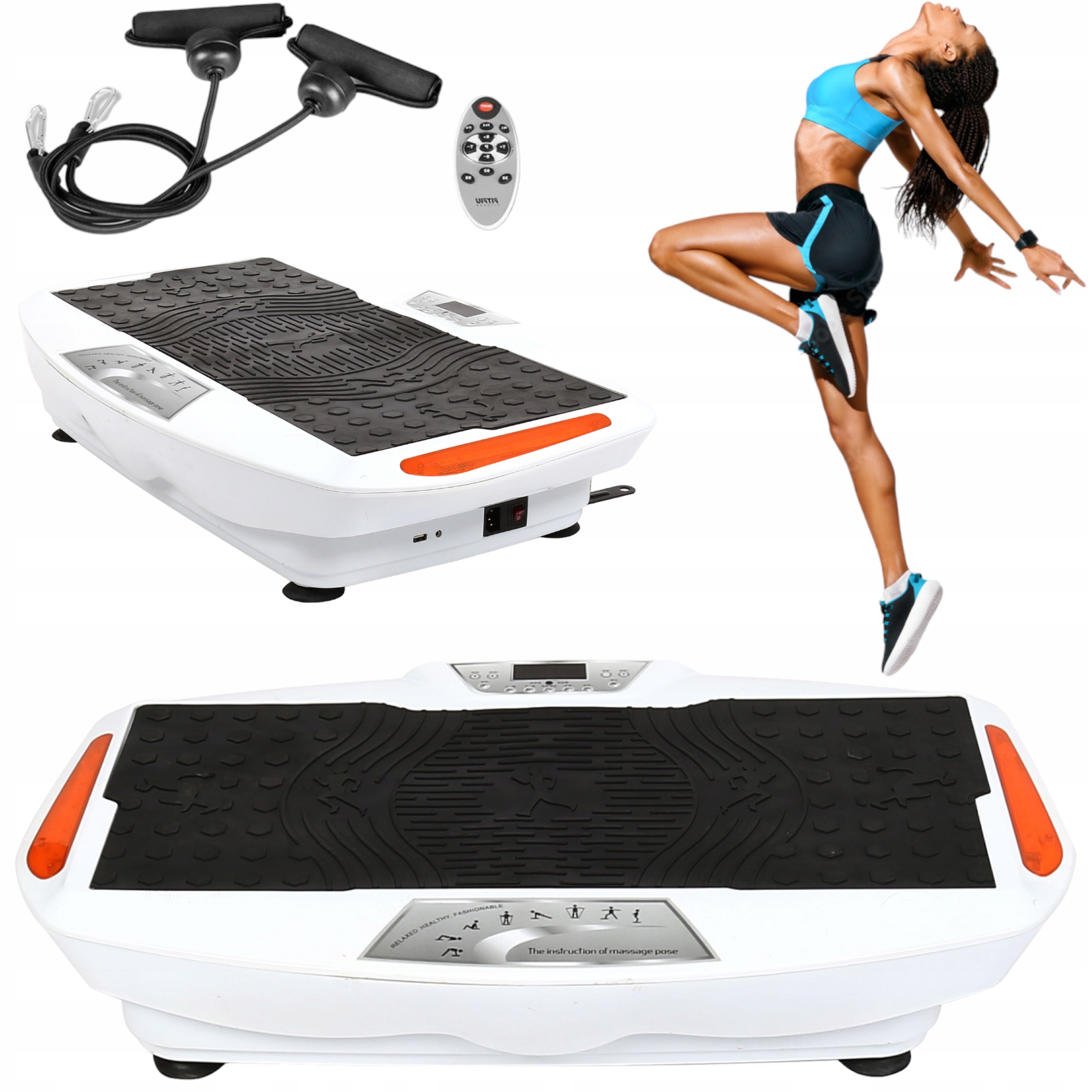 Vibrační Platforma Vibrující tréninkový Masážní Přístroj pro cvičení celého těla