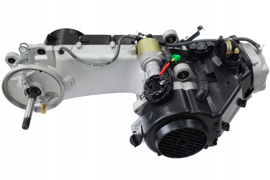 Horizontální motor 157QMJ, 150cc 4T, automatický, černý, bez oleje