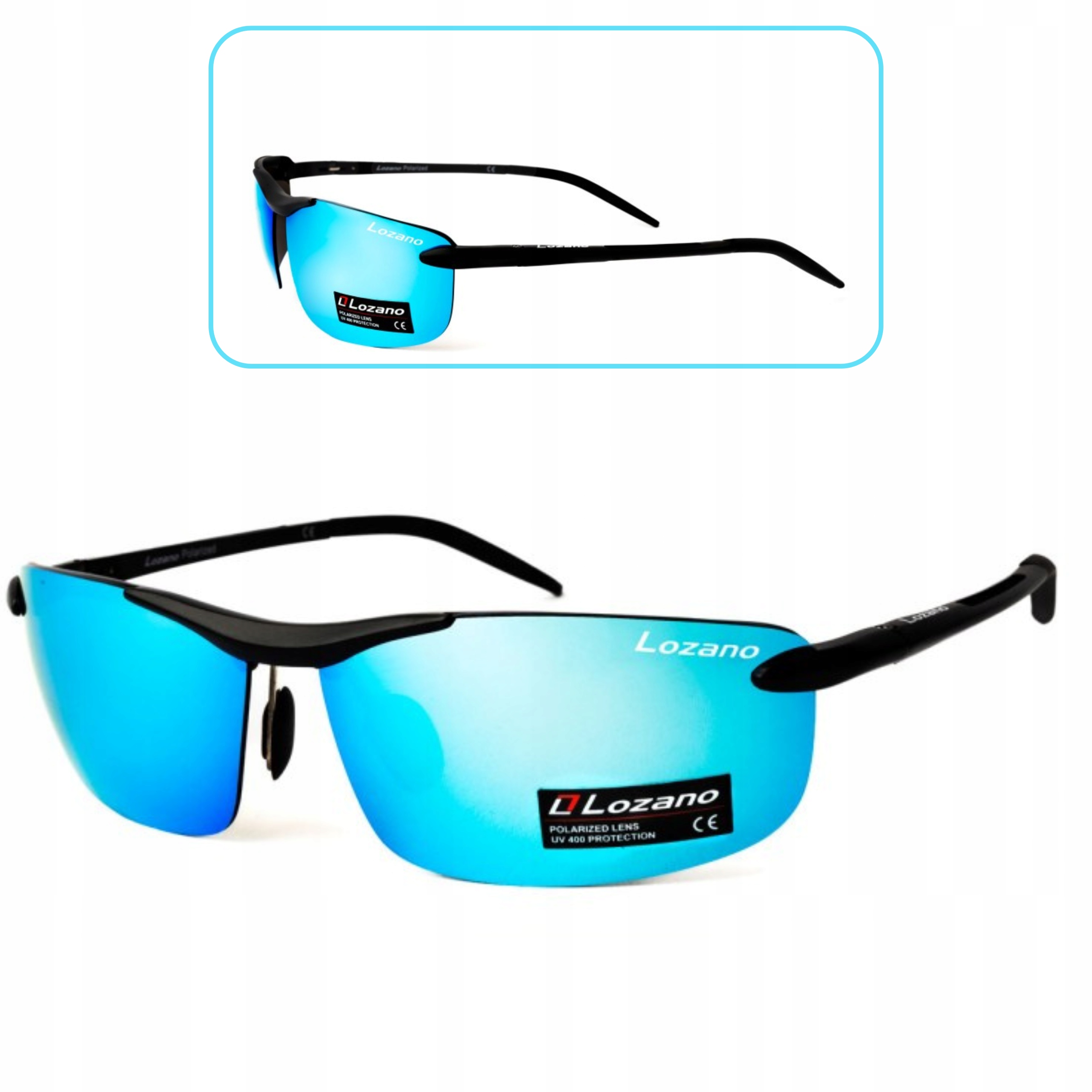 Polarizační Brýle Modré Zrcadlovky Pro Jízdu Autem Uv Ochrana