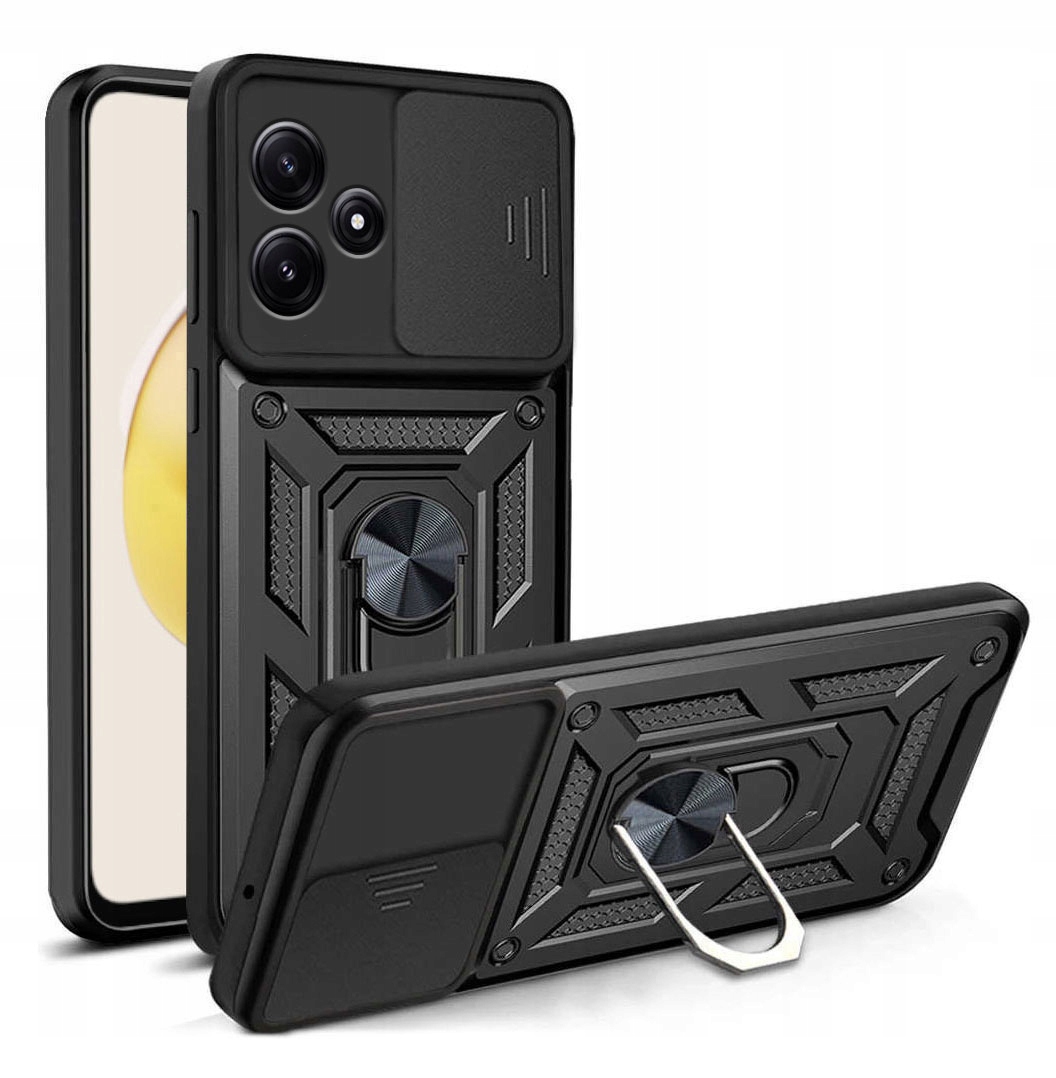 Etui do Xiaomi Poco M6 Pro 5G, CAMSHIELD RING ARMOR CASE