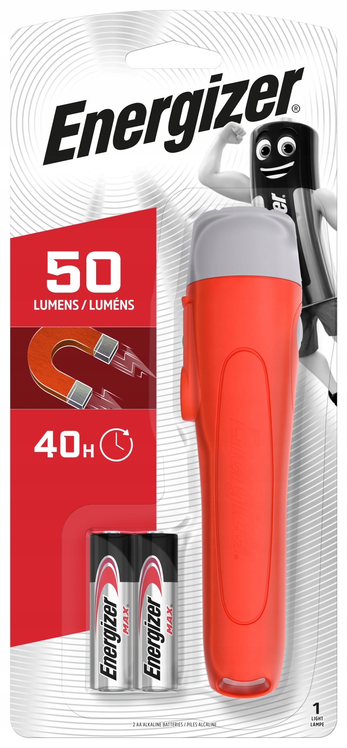 

Latarka Energizer z magnesem 50 lumens