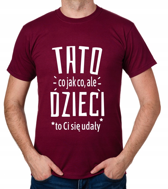 

koszulka Dla Taty Najlepszy Tata Dzień Ocja