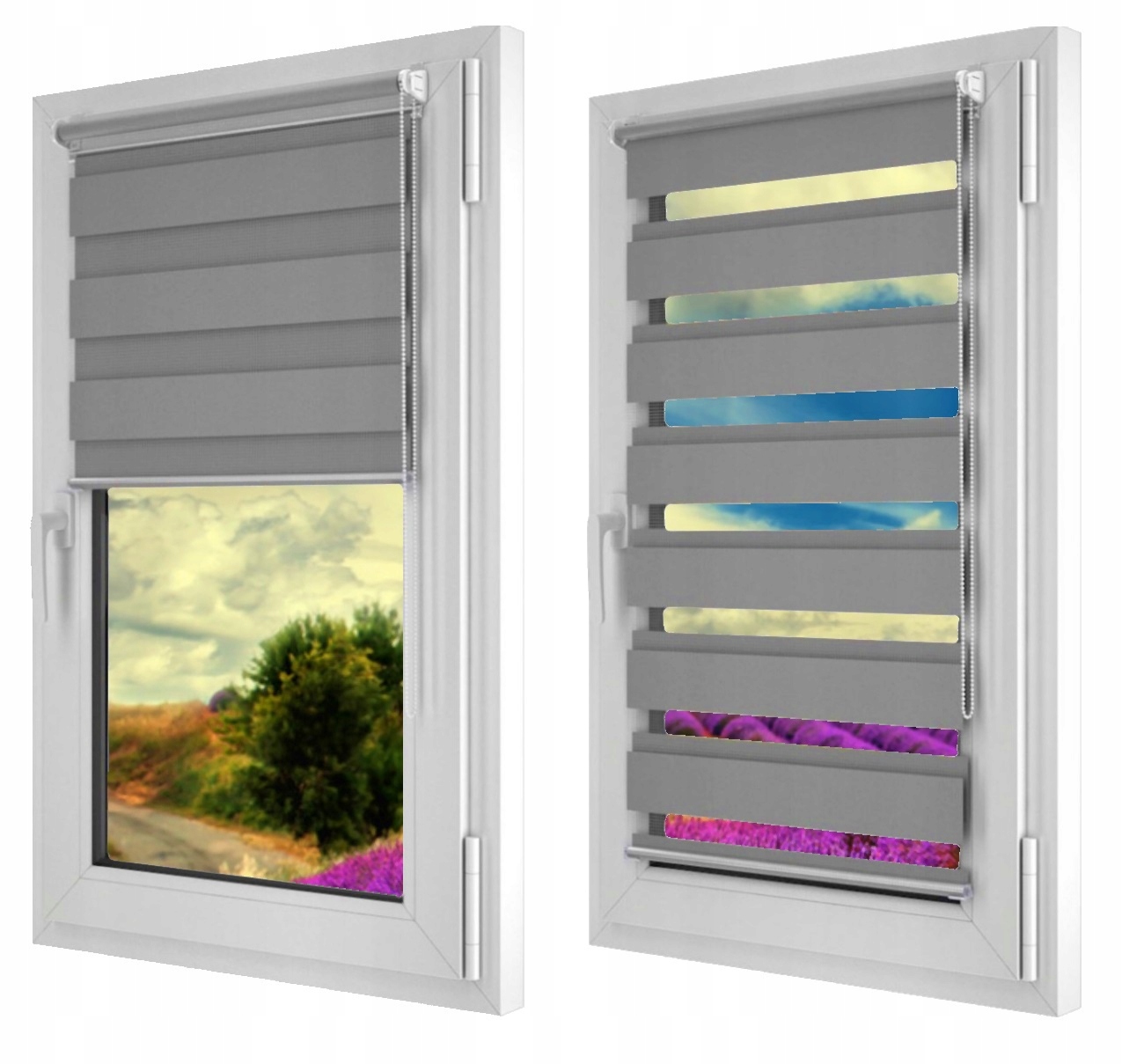 

Roleta do Sypialni Żyłki okno 129x150 Dzień I Noc