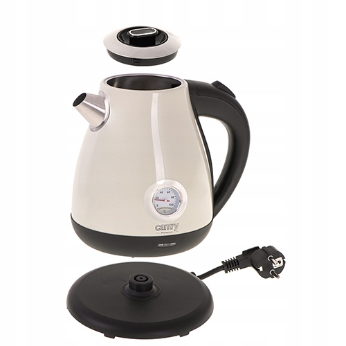 Czajnik Metalowy z Termometrem CR 1344 Creme 1,7L Szybkie Gotowanie