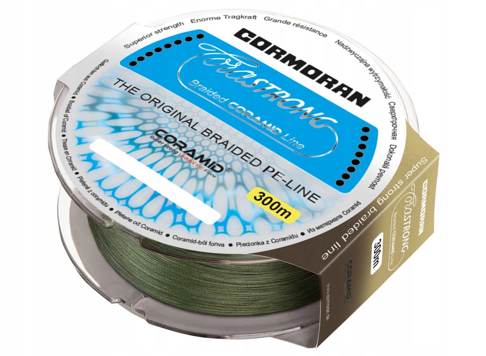 Plecionka Cormoran 0,10mm/300m Corastrong zielona
