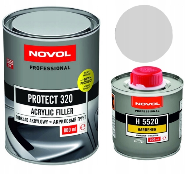 

Novol Protect 320 4:1 Podkład Akrylowy 1L Szary