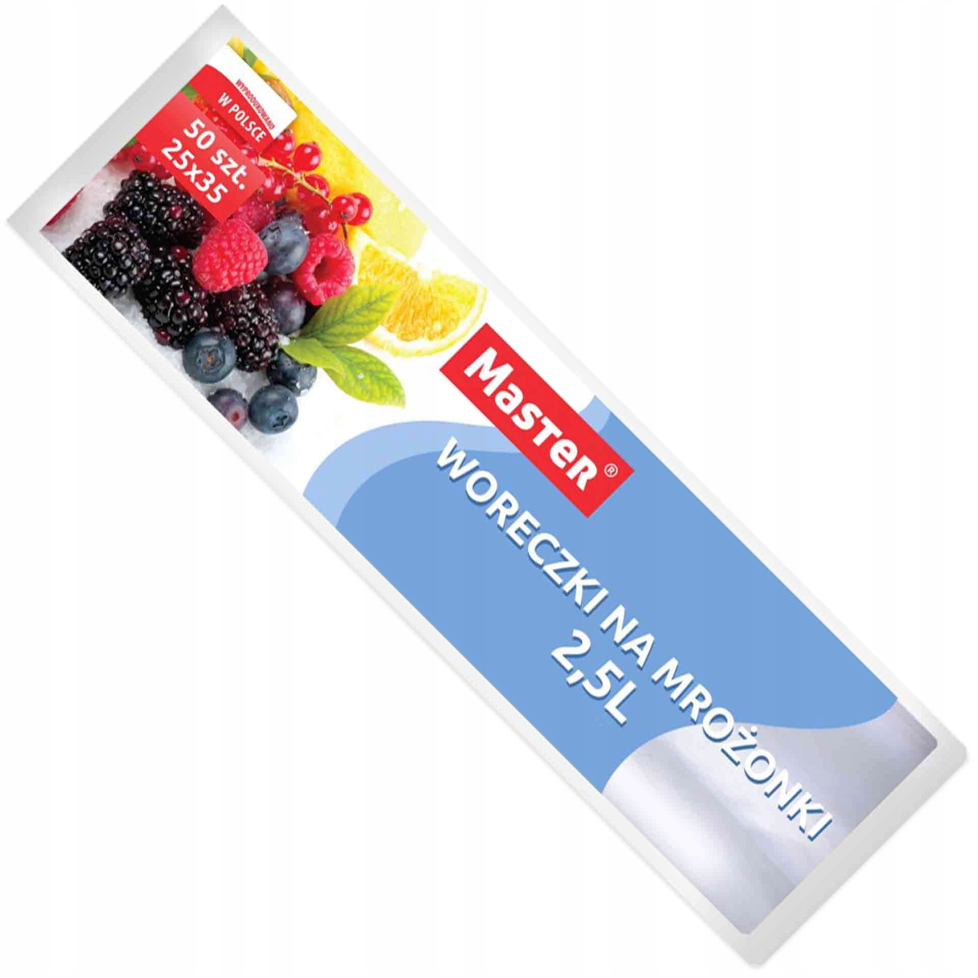 

Woreczki Na Mrożonki Master 25X35 `50 /2,5 L/ (S-0