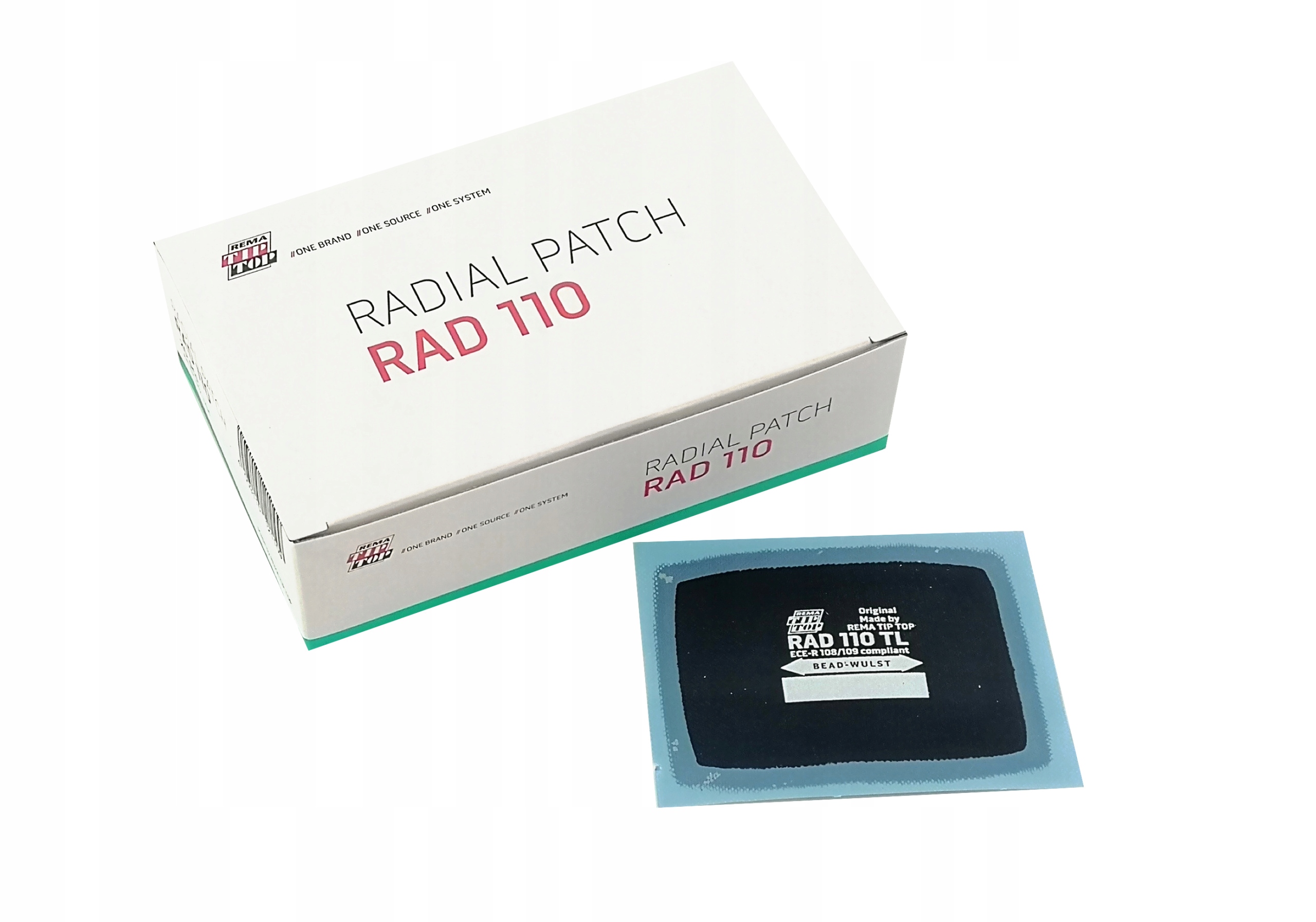

Łata Wkład Radialny do opon TipTop Tl 110 75x55 mm