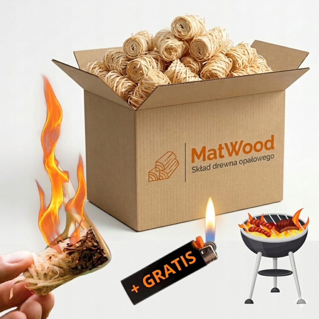 Přírodní Podpalovač Na Grilování, Podpalovač Na Krb Ekologický 10 Kg +dárek