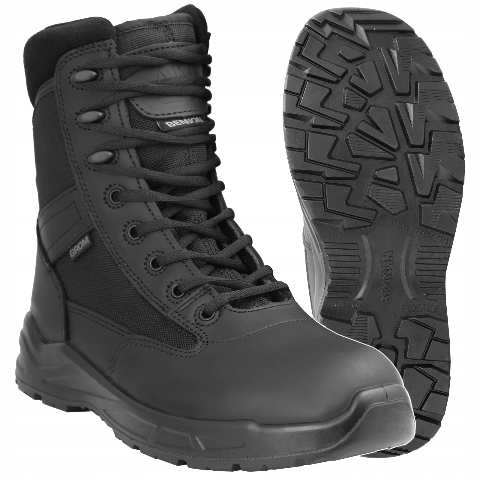 Vojenské Taktické Boty Kůže Bennon Grom II Ochrana Silné Uniformované 39