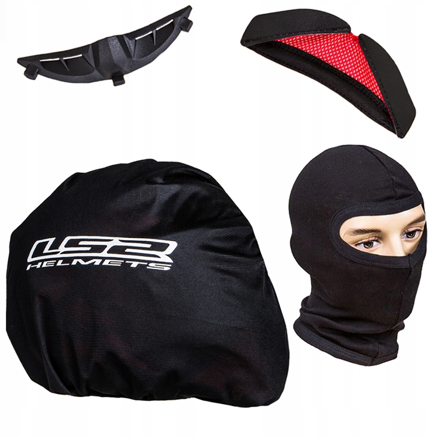 LS2 KASK MOTOCYKLOWY FF353 BLK MAT XS KOMINIARKA Rozmiar XS