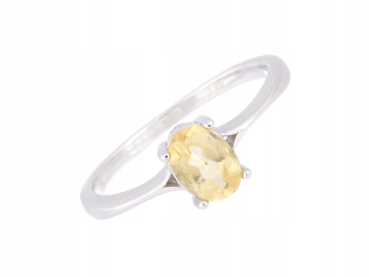 Stříbrný Prstýnek Prsten Vel Přírodní Citron