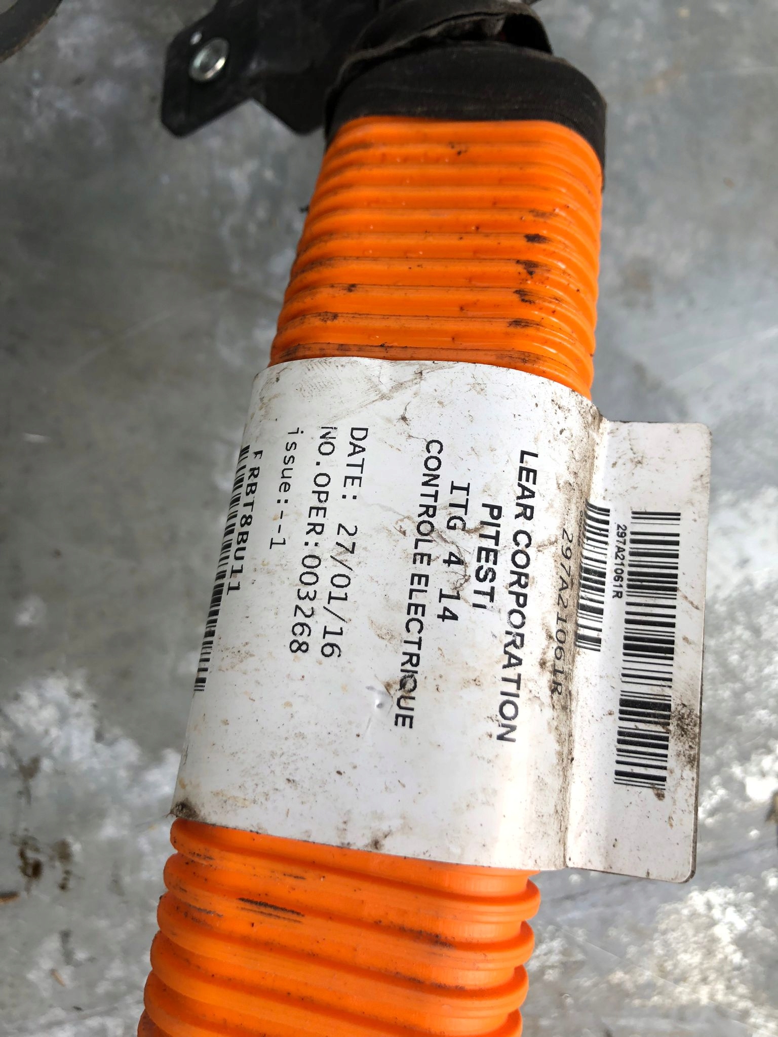 KABEL prijenos BATERII RENAULT ZOE 297A21061R
