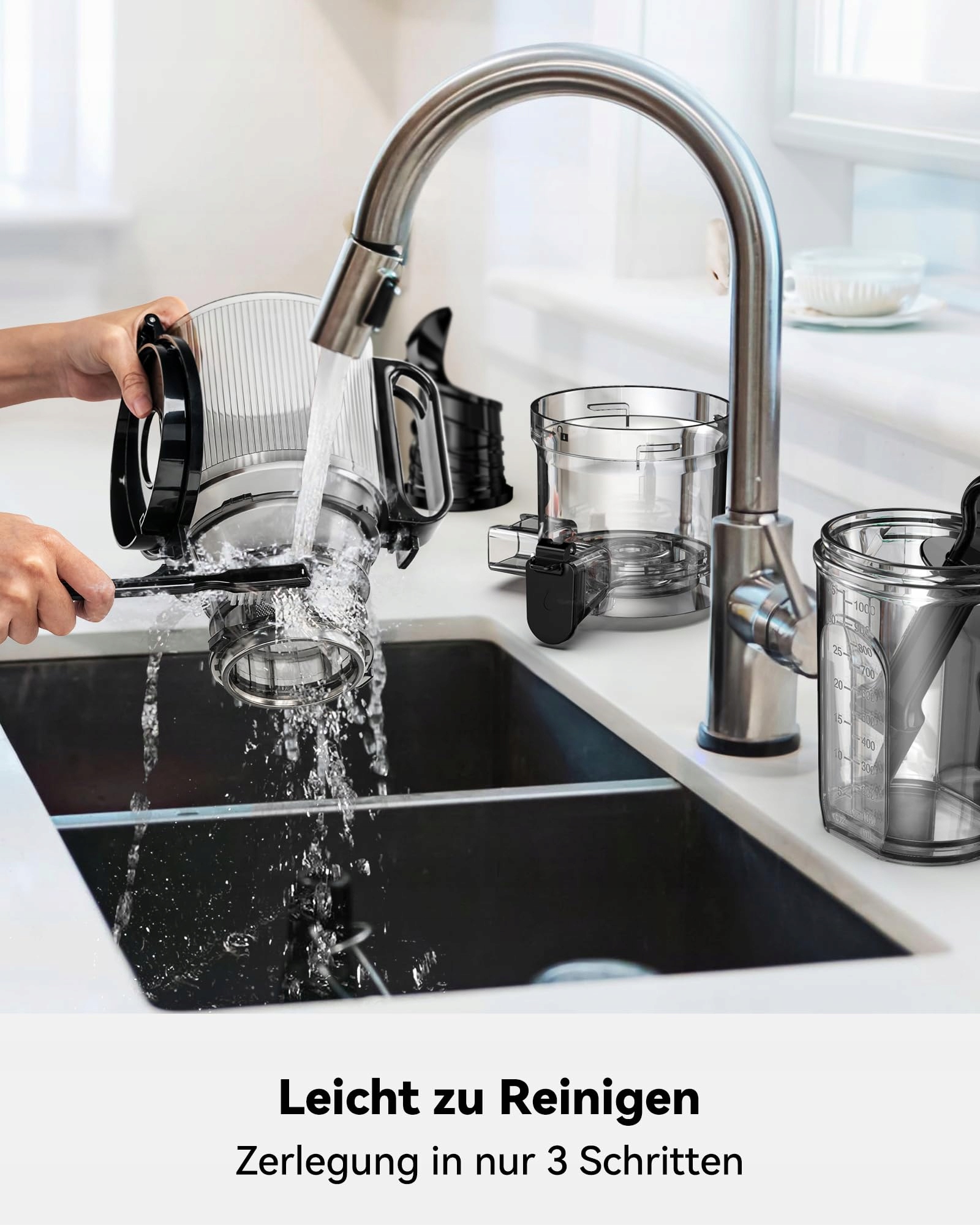 LINKCHEF Wolnoobrotowa Wyciskarka Do Soków 250W BPA Free — miniatura 4