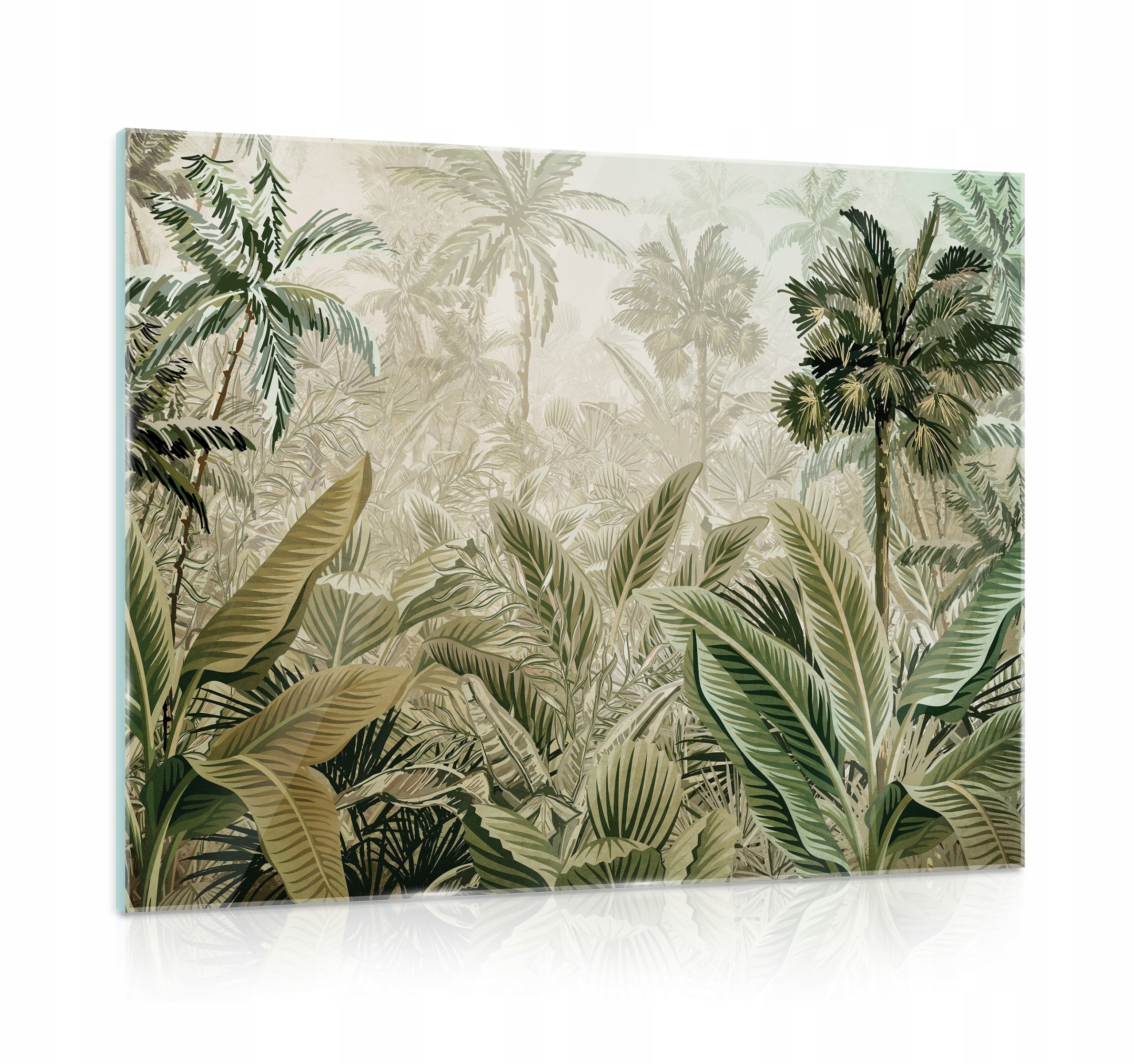 Skleněný obraz na skle do obývacího pokoje Džungle 80x60