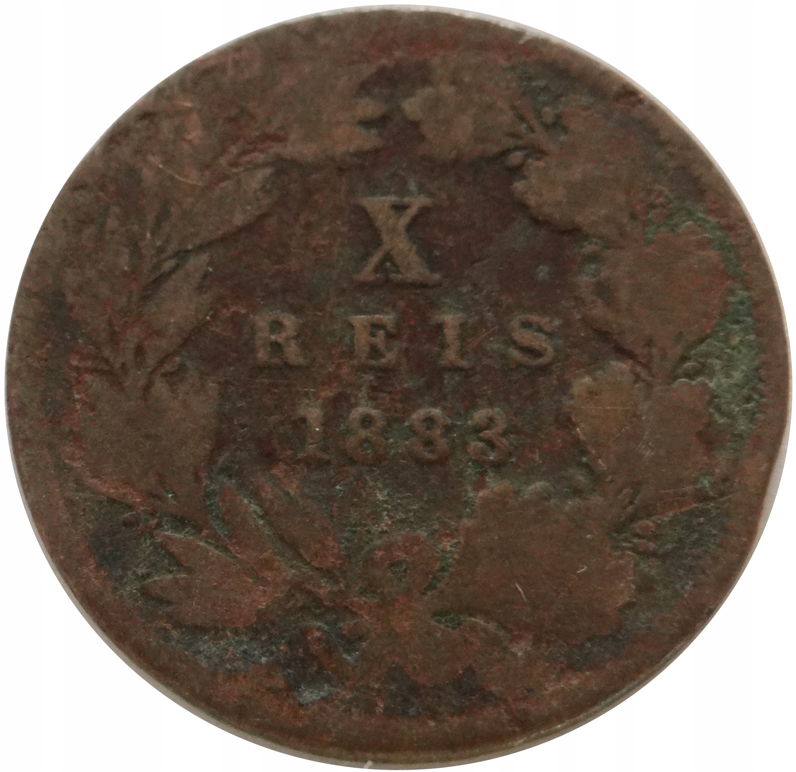 [11621] Portugalia 10 reis 1883