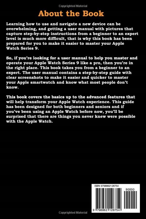 Blaine, Shawn Apple Watch Series 9 User Guide: The Comprehensive Step-by-St Język publikacji angielski