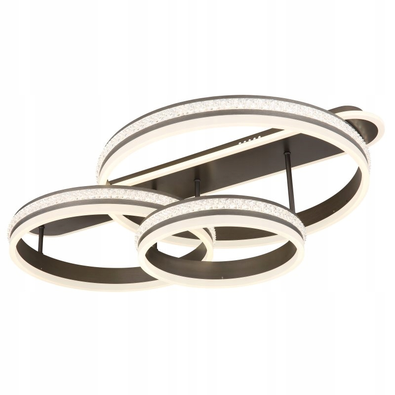 Led stropná lampa 75W Grouni s variabilnou farbou a diaľkovým ovládaním Globo