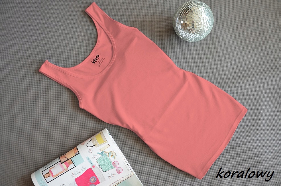 XL/XXL IDEAL TOP KOSZULKA BOKSERKA BAWEŁNA JAKOŚĆ KOLORY Rękaw bez rękawów