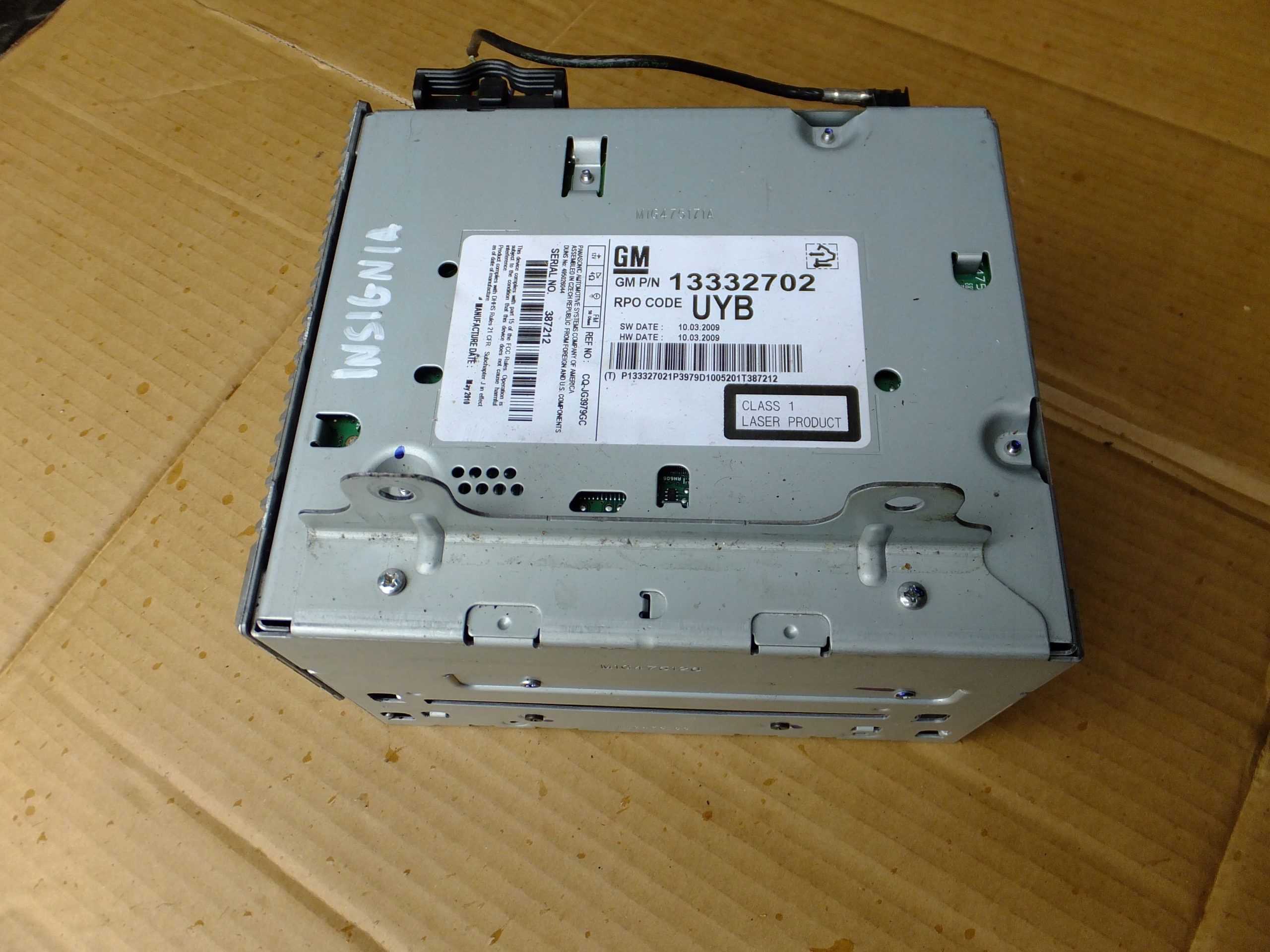 radio cd opel insignia a 2010r 13332702