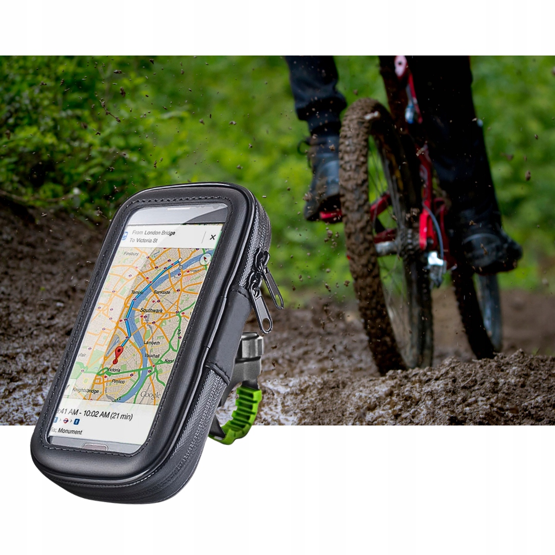 UCHWYT ROWEROWY NA TELEFON SMARTFON PRZECIW DESZCZOWY WODOODPORNY SAKWA Model Desert