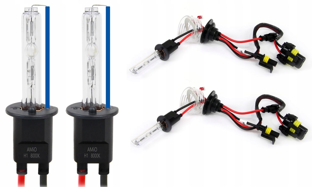 H1 Żarówka Palnik Xenon Hid Żarnik Ksenonowy Markowy AMiO 35W 85V 8000K