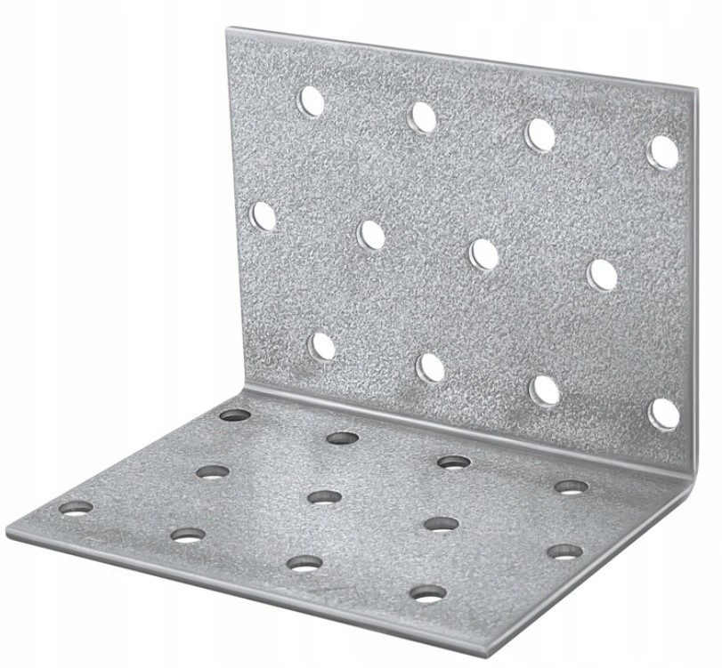 Montážní Úhelník 60x60x80x2mm Spojovací 50 Ks Tesařský Stavební