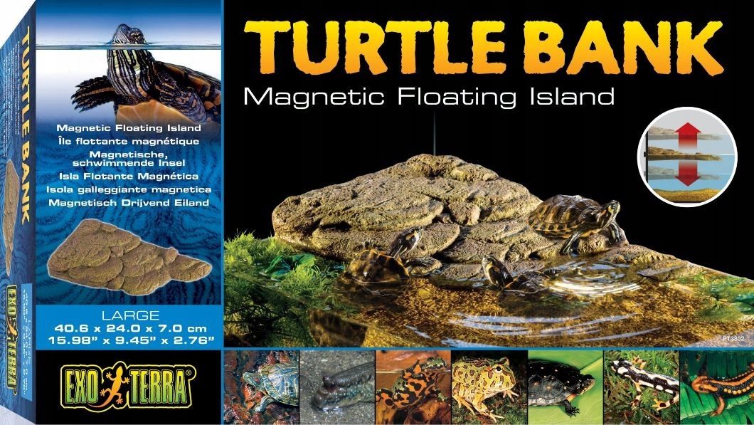 EXO TERRA wyspa dla żółwi duża (40,6x24x7cm)