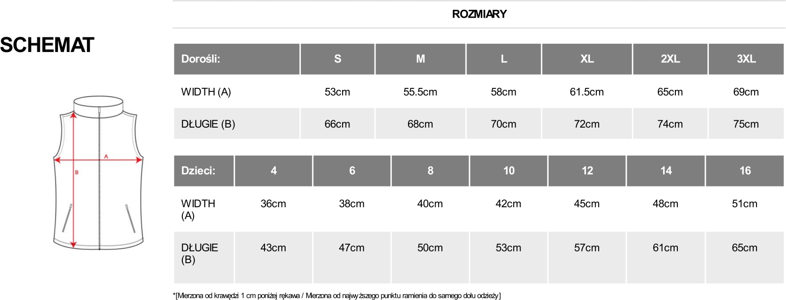 Bezrękawnik Kamizelka Pikowana Roly OSLO Rozmiar XXL