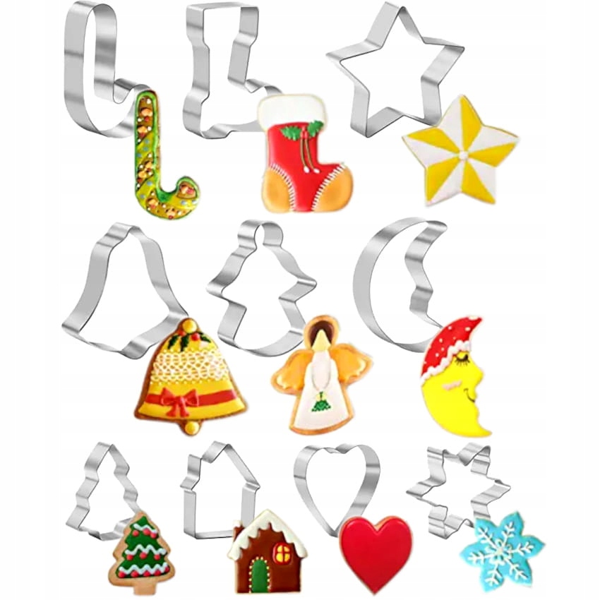 

Świąteczne foremki wykrawacze do ciastek pierników