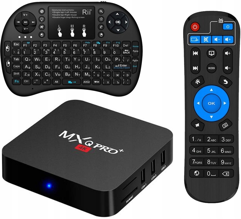 

Mxq Pro Tv Box 2/16Gb Smart Android 9.0 Klawiatura