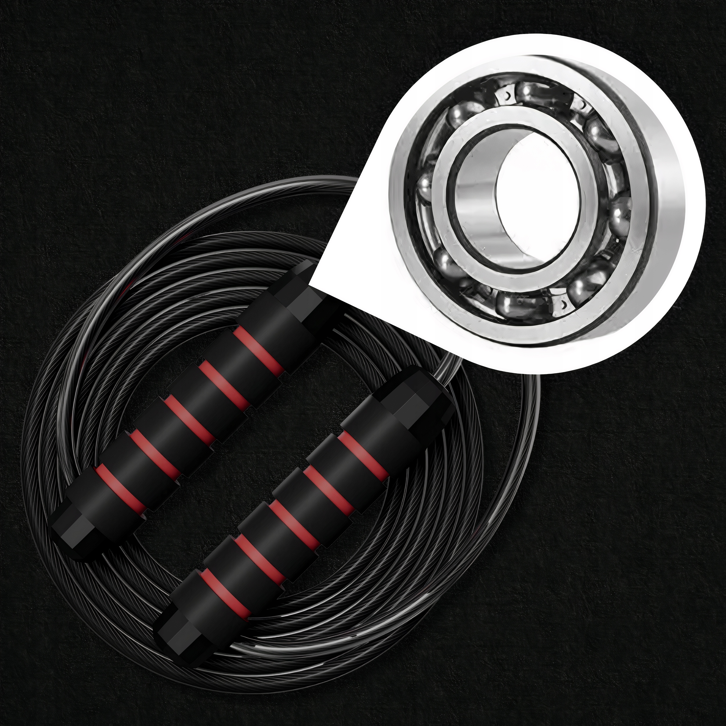 SKAKANKA Z ŁOŻYSKAMI CROSSFIT FITNESS BOKSERSKA DO ĆWICZEŃ NA SIŁOWNIE Kod producenta 23