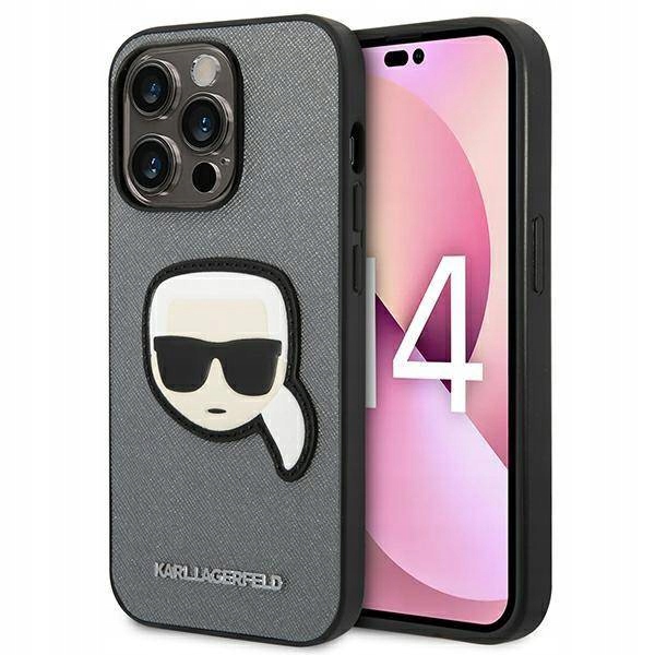 Pouzdro pro iPhone 14 Pro Karl Lagerfeld KLHCP14LSAPKH