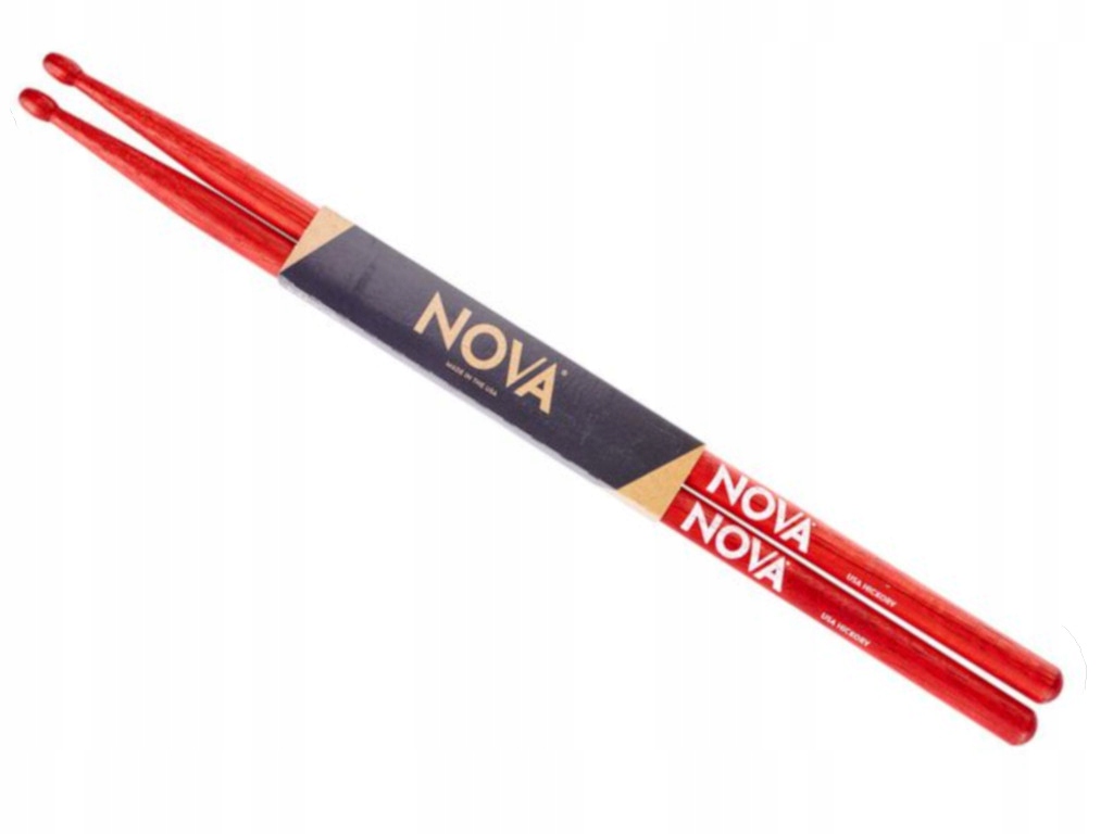 VIC FIRTH NOVA 5A R RED PAŁKI PERKUSYJNE HIKORA CZERWONE