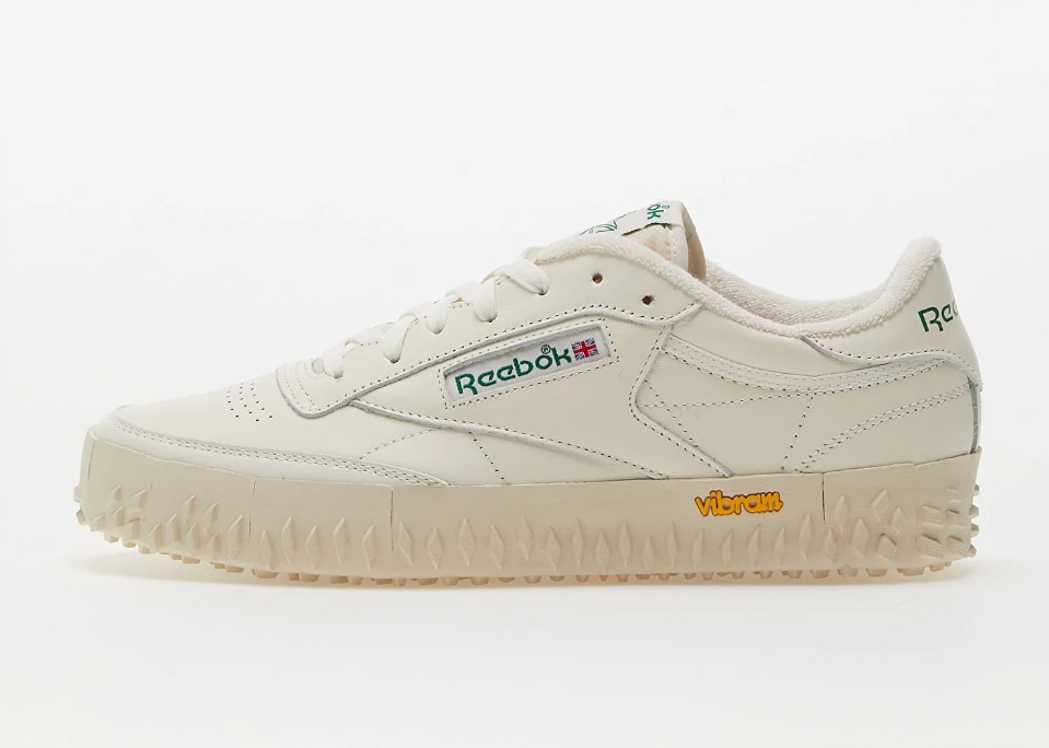 Reebok Club C Buty Beżowe Skórzane Wiązane 42 3J1G5* Eu 42 3_1