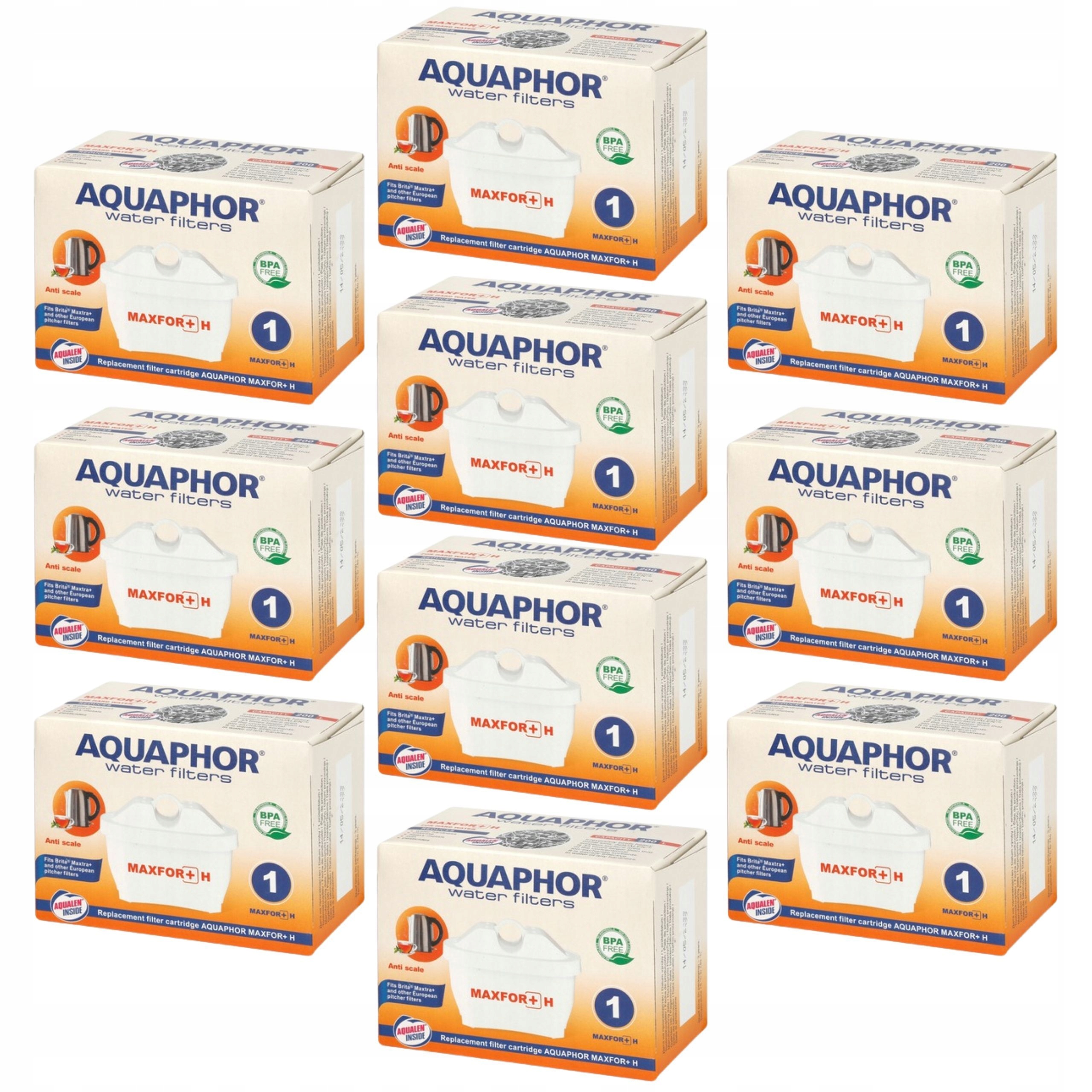 Filtr na tvrdou vodu Aquaphor Maxfor+ H náhradní náplň do džbánu 10 ks