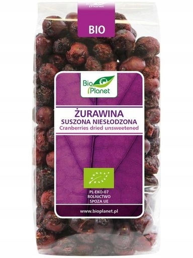3x Bio Planet Sušené brusinky neslazené Bio 50 g