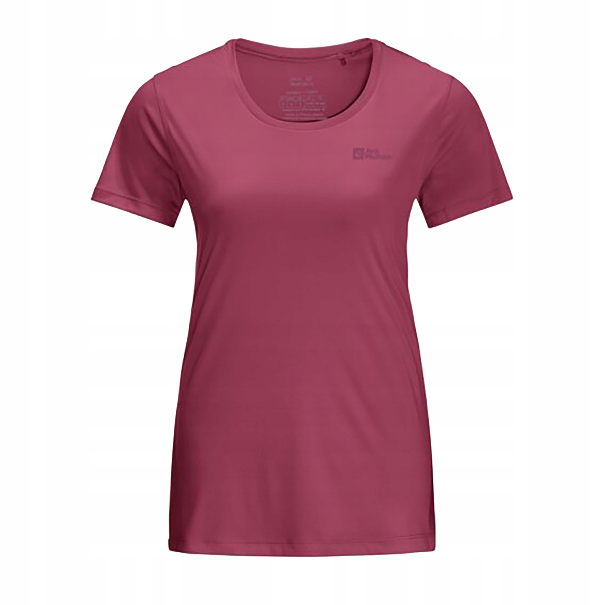 Koszulka trekkingowa damska Jack Wolfskin czerw M