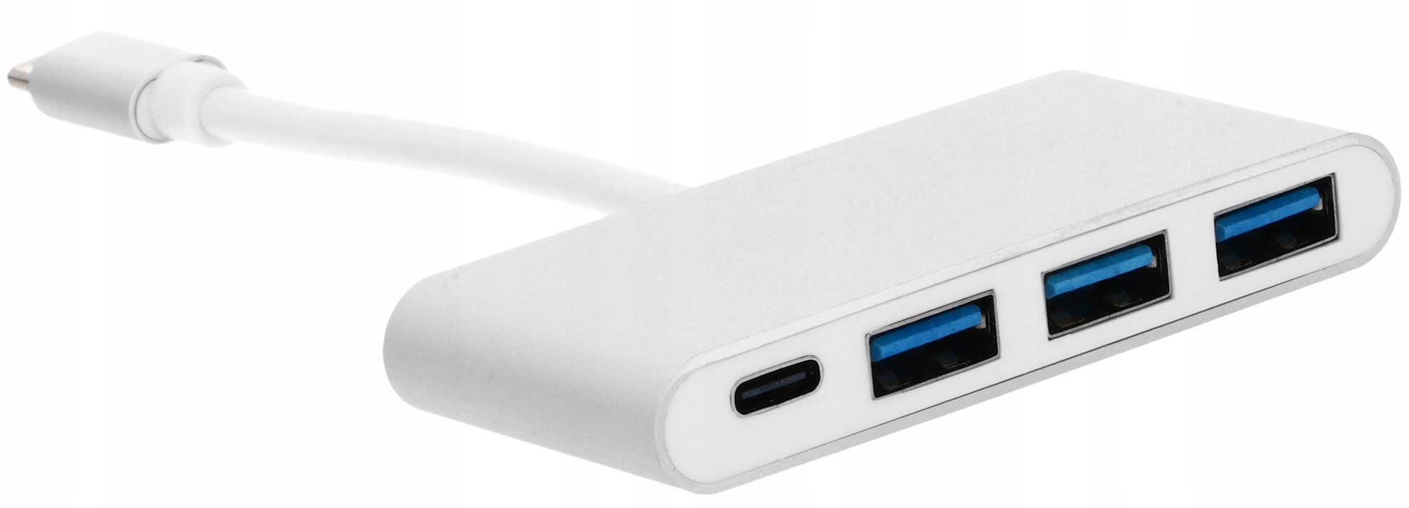 ADAPTER HUB USB C do 3xUSB 3.0 + USB C PD MacBook Marka PAWONIK