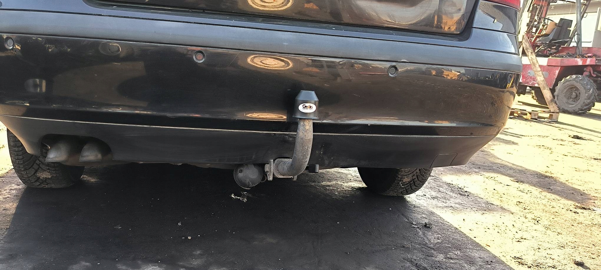 bumper rear part LF9R PDC SKODA OCTAVIA II