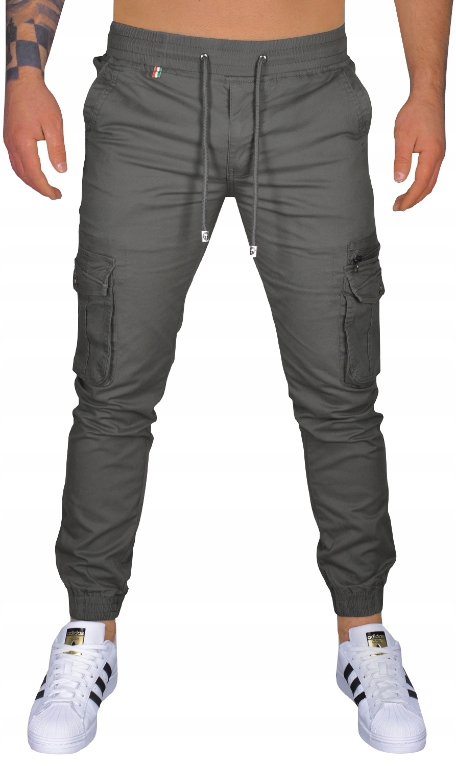 MĘSKIE BOJÓWKI SPODNIE ELASTYCZNE JOGGERY JAKOŚĆ Marka inna