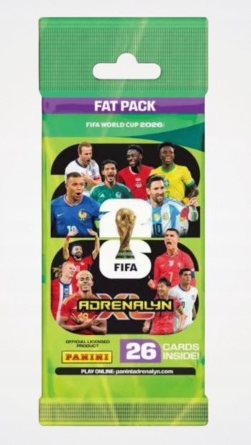 Panini Fifa World Cup 2026 Adrenalyn Fat Pack XL 26 Kart Kolekcjonerskich
