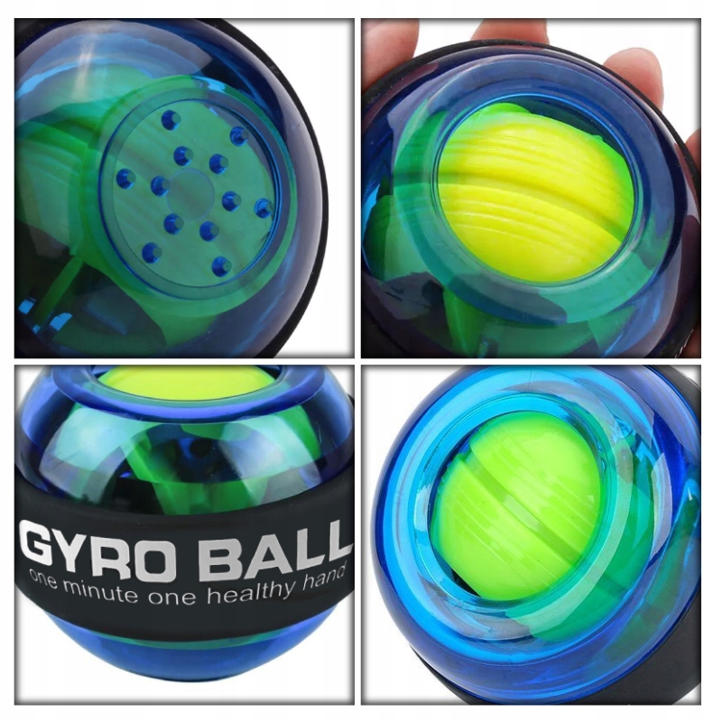 POWERBALL CLASSIC ŚCISKACZ PIŁKA KULA ŻYROSKOPOWA ĆWICZEŃ NADGARSTKA BALL Kod producenta 00024A4