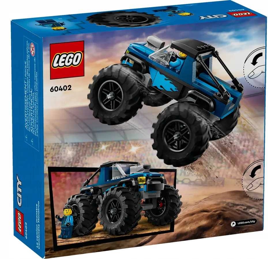 Lego City Niebieski monster truck